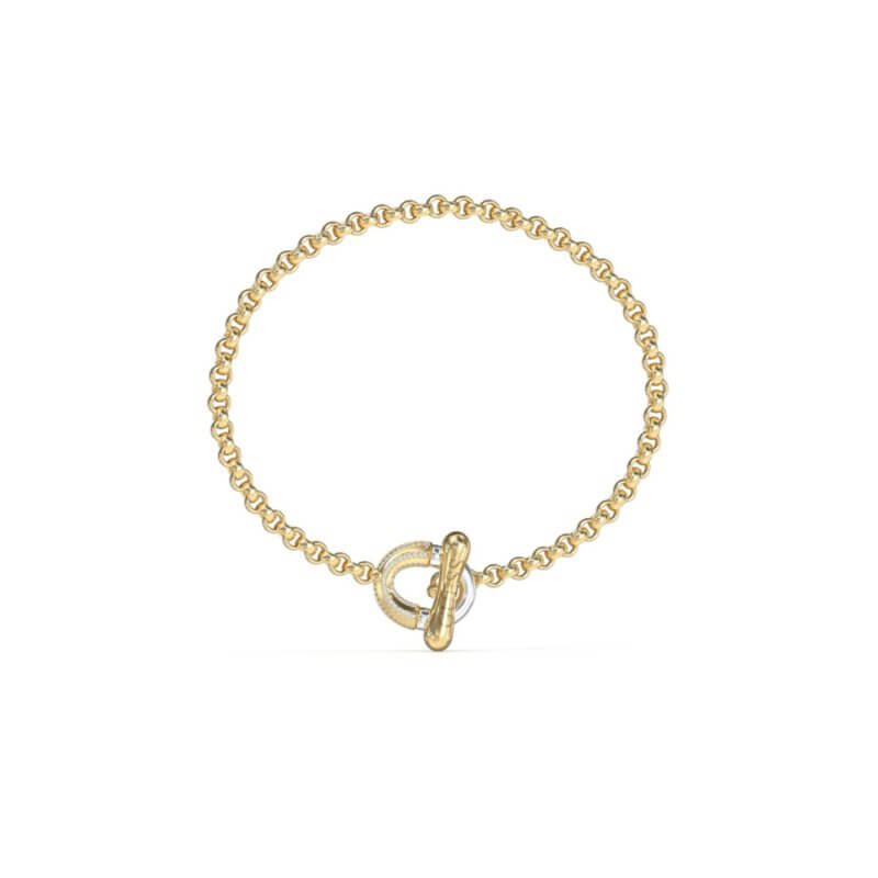 GUESS Steel Majorelle Γυναικείο Βραχιόλι Χρυσό JUBB05372JWYGRHL