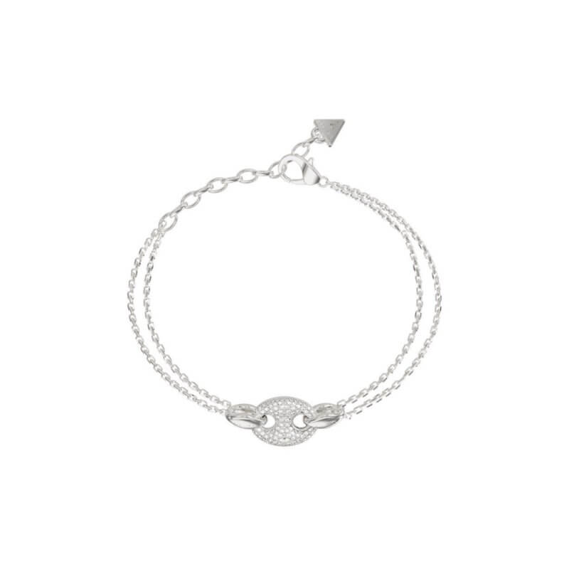 GUESS Steel Marina Γυναικείο Βραχιόλι Ασημί JUBB06222JWRHL