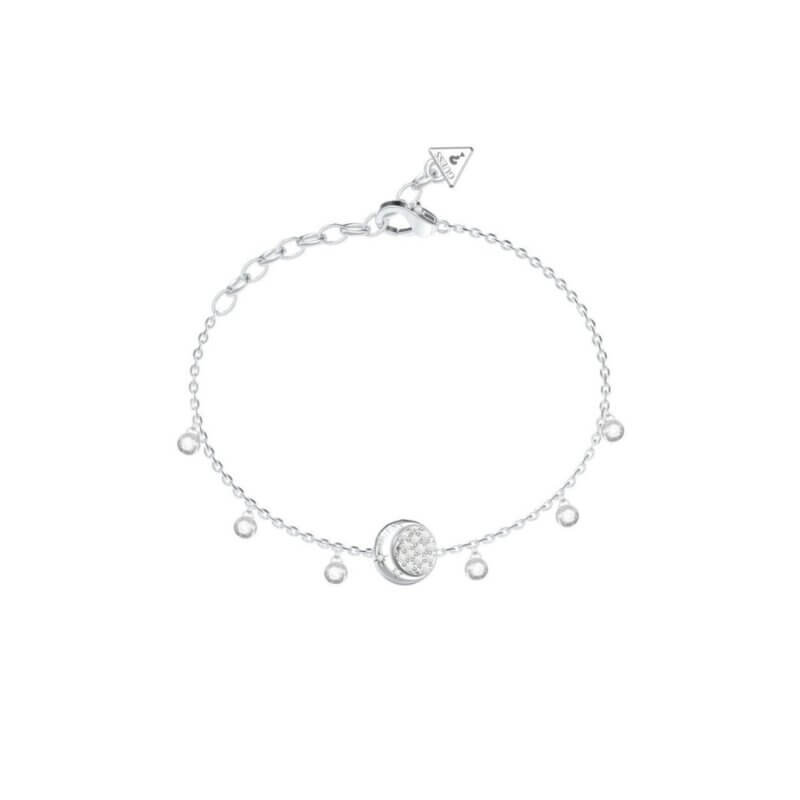 GUESS Steel Aurora Γυναικείο Βραχιόλι Ασημί JUBB06239JWRHL