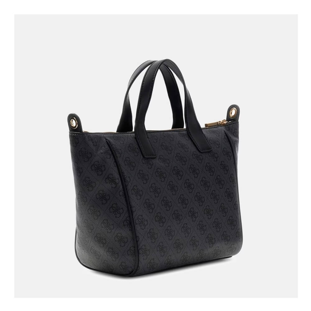 GUESS Follie Travel Γυναικεία Τσάντα Χειρός/Χιαστί Μαύρη HWLB96760190-COAL LOGO