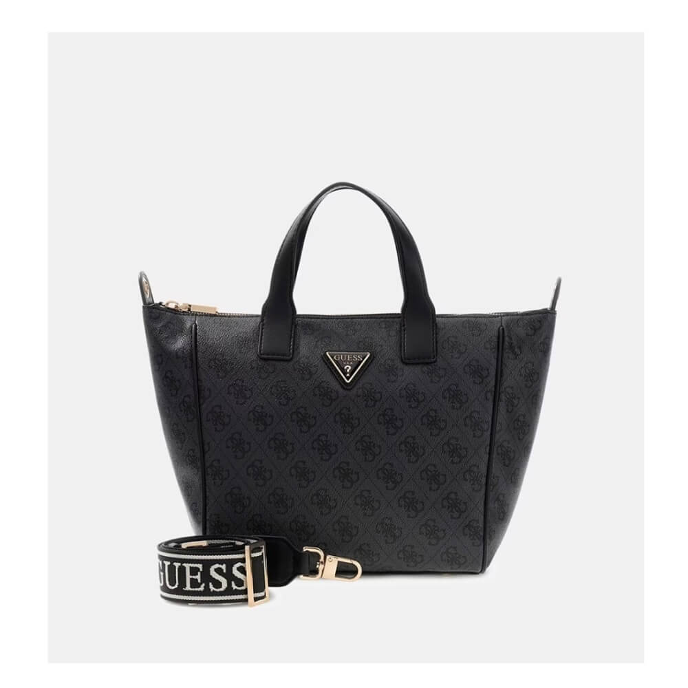 GUESS Follie Travel Γυναικεία Τσάντα Χειρός/Χιαστί Μαύρη HWLB96760190-COAL LOGO