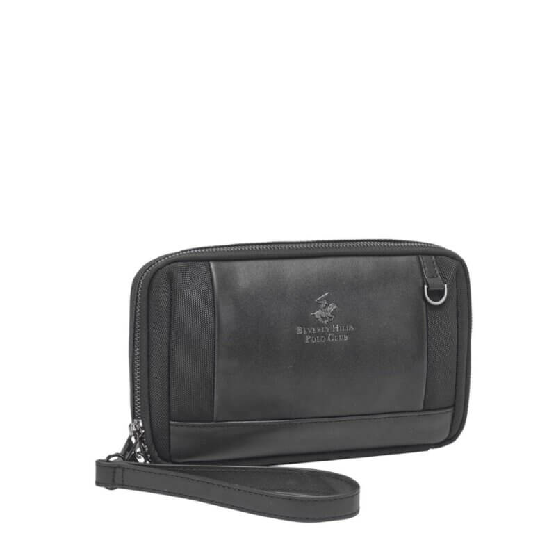 Beverly Hills Polo Club Ανδρική Τσάντα Χειρός Μαύρη BH-8490 NERO
