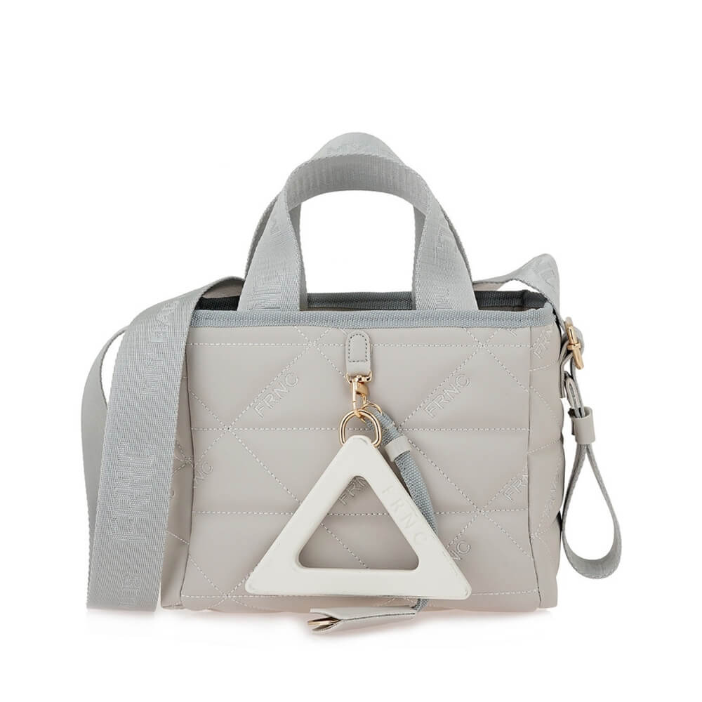 FRNC Γυναικεία Τσάντα Χειρός/Crossbody Γκρί 4180 GR