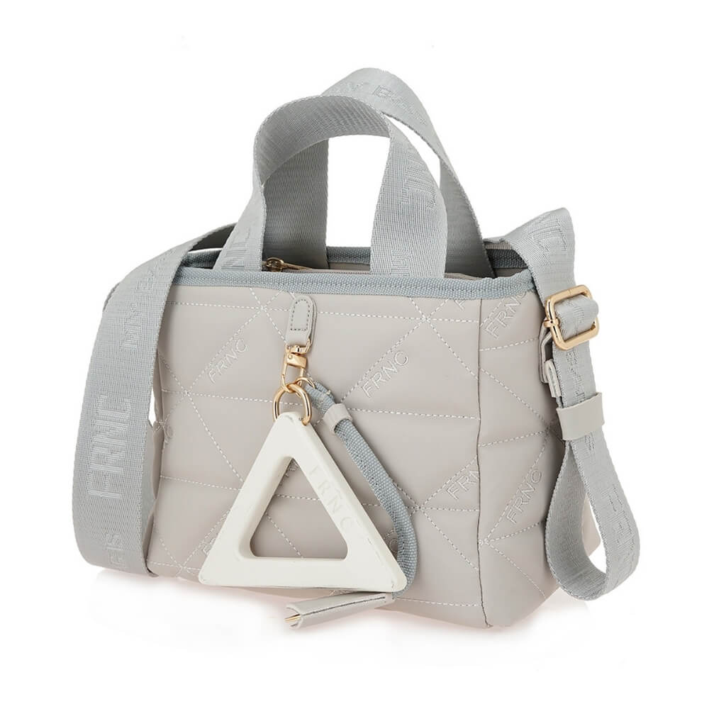 FRNC Γυναικεία Τσάντα Χειρός/Crossbody Γκρί 4180 GR