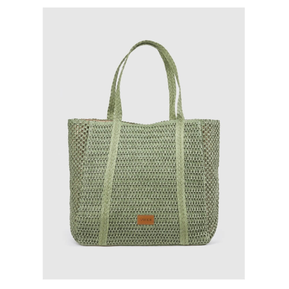 VERDE Γυναικεία Τσάντα Θαλάσσης Χακί 48-0000301 KHAKI