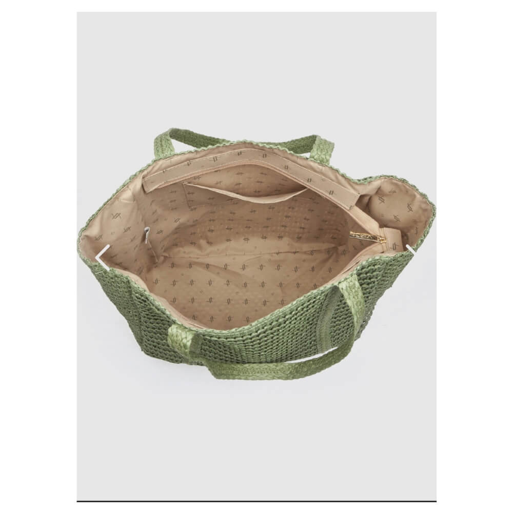 VERDE Γυναικεία Τσάντα Θαλάσσης Χακί 48-0000301 KHAKI