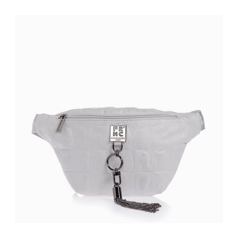 FRNC Γυναικεία Τσάντα Μέσης/Crossbody Γκρί 6130 OFW