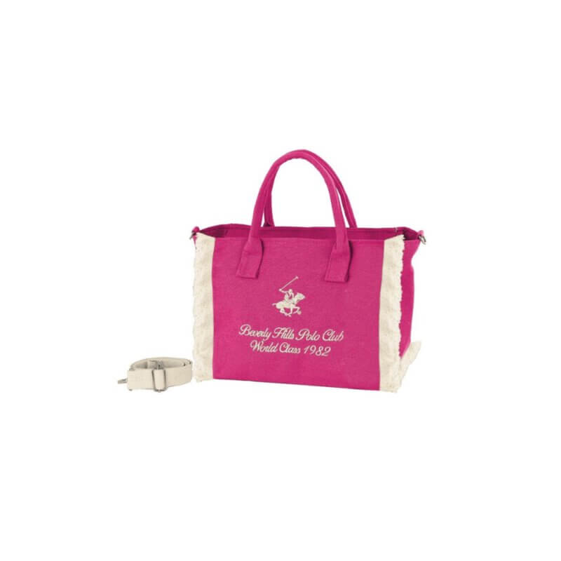 Beverly Hills Polo Club Γυναικεία Τσάντα Θαλάσσης Φούξια BH-4570 FUXIA