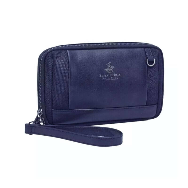 Beverly Hills Polo Club Ανδρική Τσάντα Χειρός Μπλέ BH-8490 BLUE