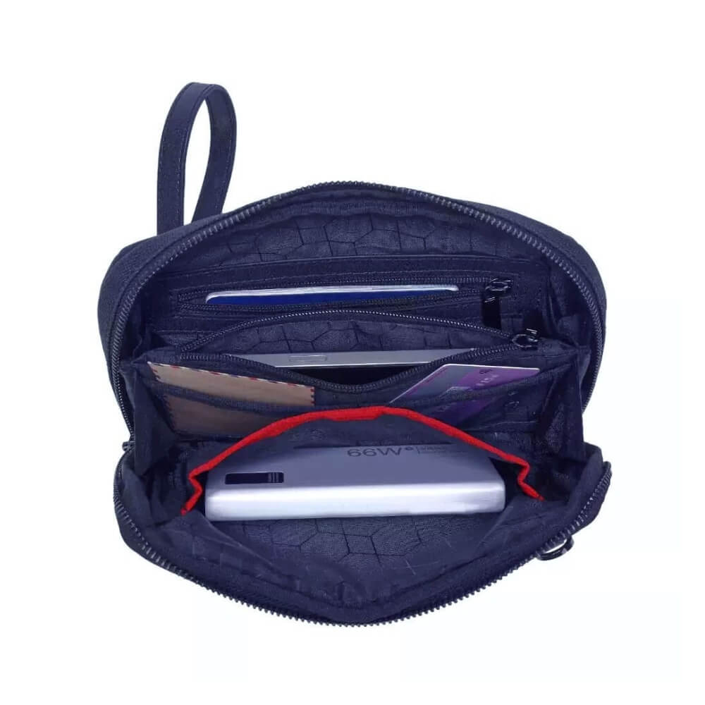 Beverly Hills Polo Club Ανδρική Τσάντα Χειρός Μπλέ BH-8490 BLUE