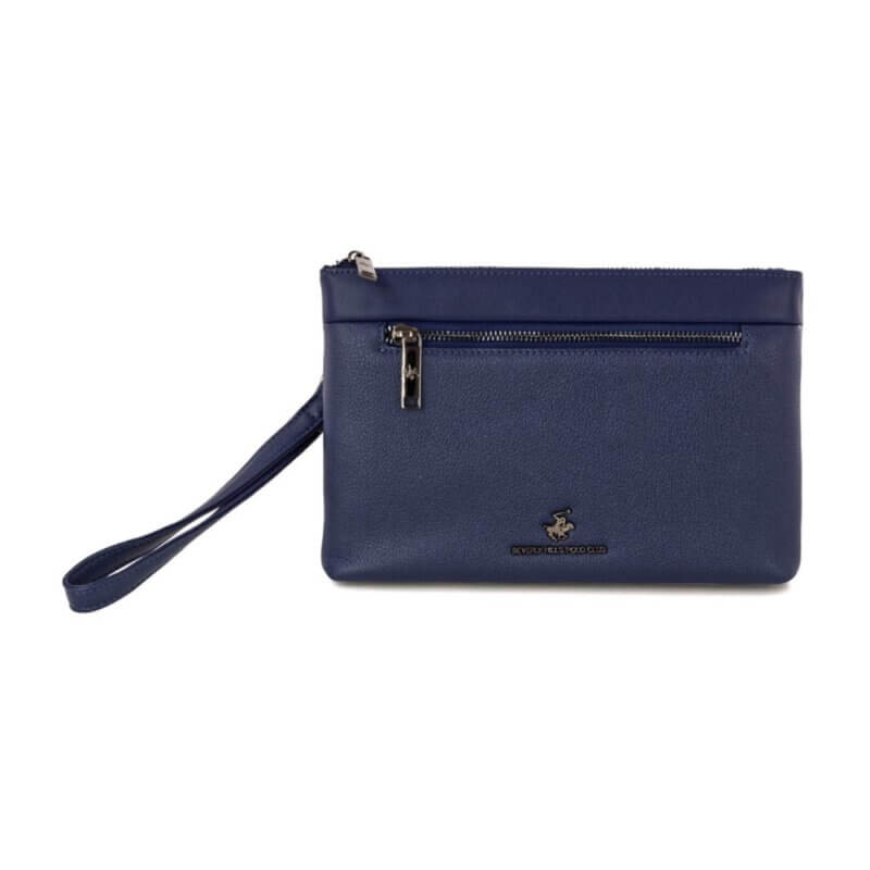Beverly Hills Polo Club Ανδρική Τσάντα Χειρός Μπλέ BH-8510 BLUE