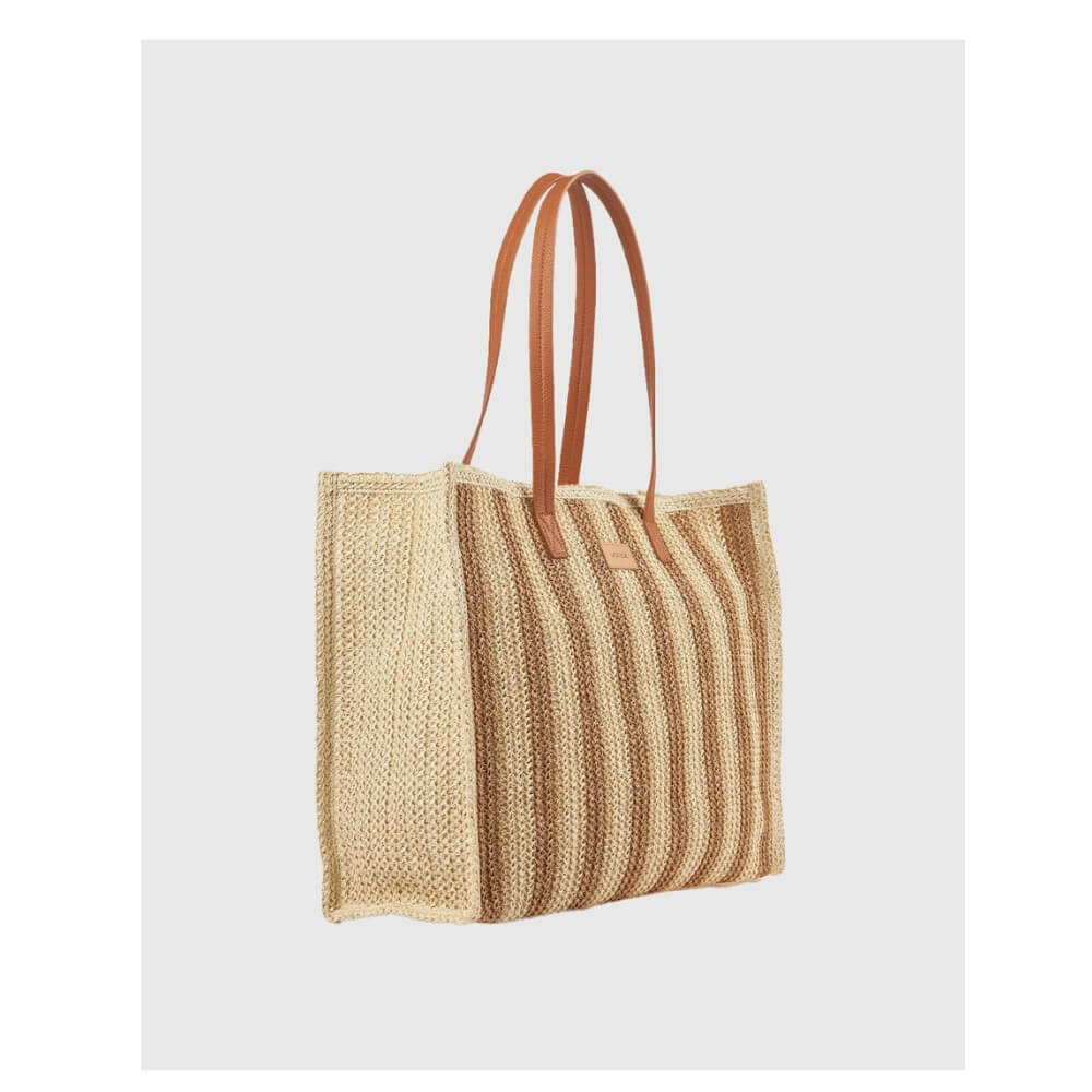 VERDE Γυναικεία Τσάντα Θαλάσσης Μπέζ 14-0000450 BEIGE