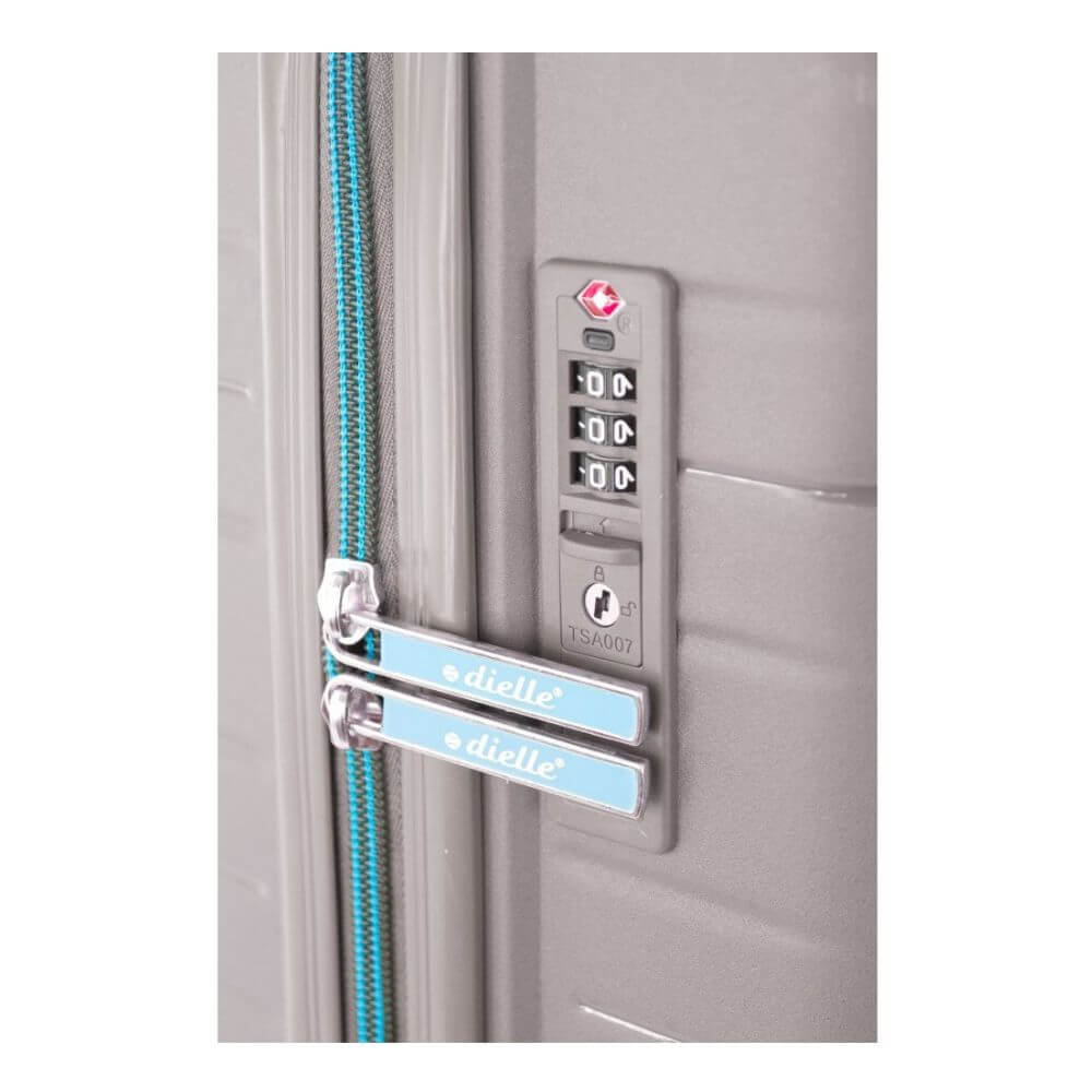 DIELLE Expandable Βαλίτσα Μεγάλου Μεγέθους 75cm Γκρί 210/70-GRIGIO
