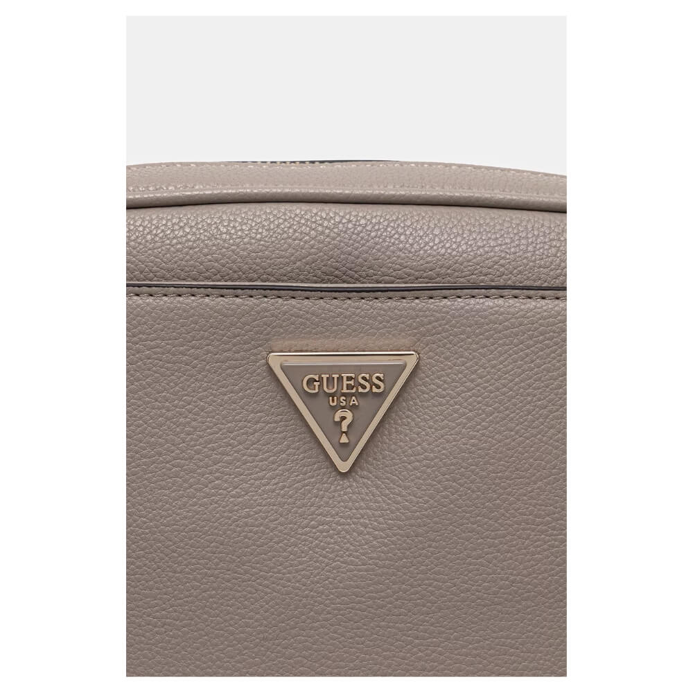 GUESS Meridian Γυναικεία Τσάντα Χιαστί Εκρού HWBG6974140-DARK TAUPE