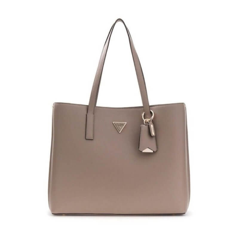GUESS Meridian II Γυναικεία Τσάντα Ώμου Εκρού HWBG6974230-DARK TAUPE