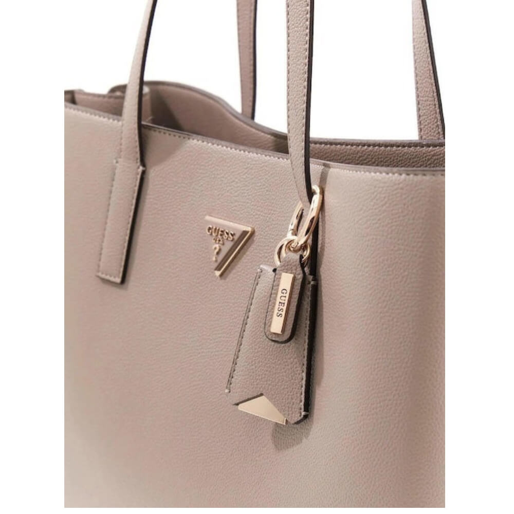 GUESS Meridian II Γυναικεία Τσάντα Ώμου Εκρού HWBG6974230-DARK TAUPE