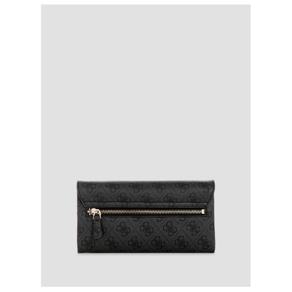 GUESS Noelle Mini Γυναικεία Τσάντα/Πορτοφόλι Μαύρη HWBG9672750-COAL LOGO