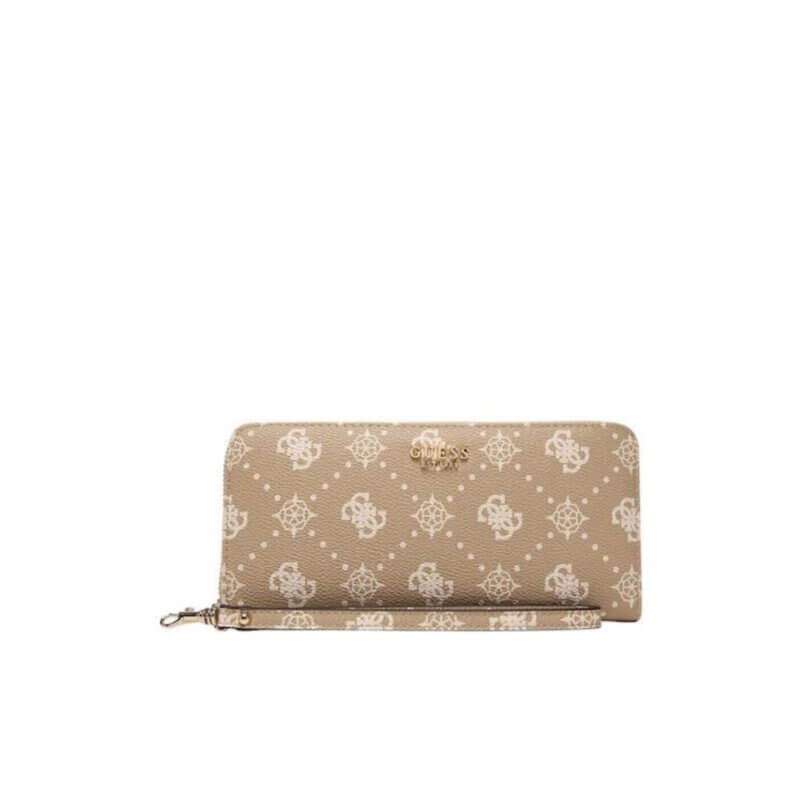 GUESS Carrie Logo SLG Γυναικείο Πορτοφόλι Μπέζ GP9898146-BISCOTTI LOGO