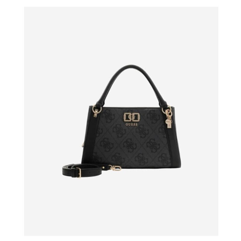 GUESS Karnilla Logo Γυναικεία Τσάντα Χειρός/Χιαστί Γκρί HWOS9901060-COAL LOGO