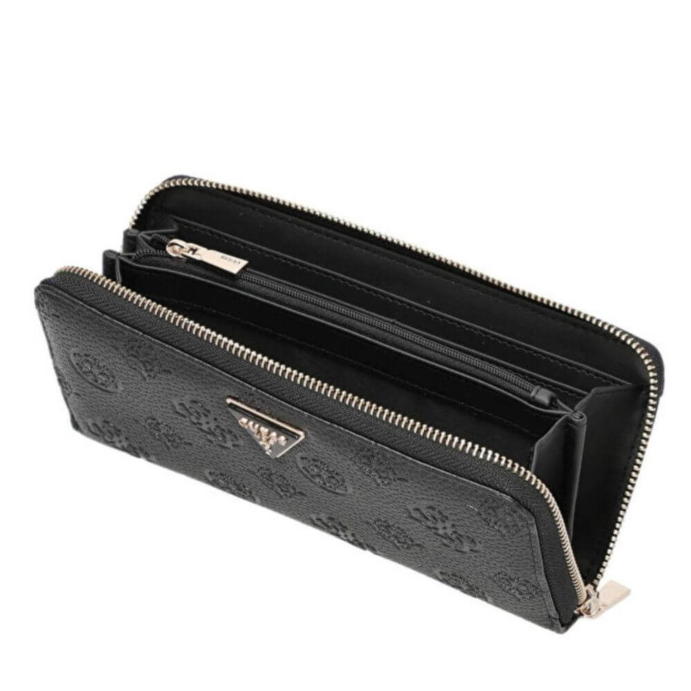 GUESS Cresidia II SLG Γυναικείο Πορτοφόλι Μαύρο PD9888146-BLACK LOGO
