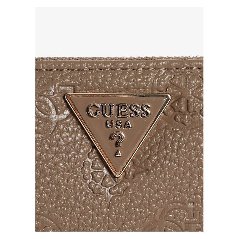 GUESS Cresidia II SLG Γυναικείο Πορτοφόλι Μπέζ PD9888146-DARK TAUPE LOGO