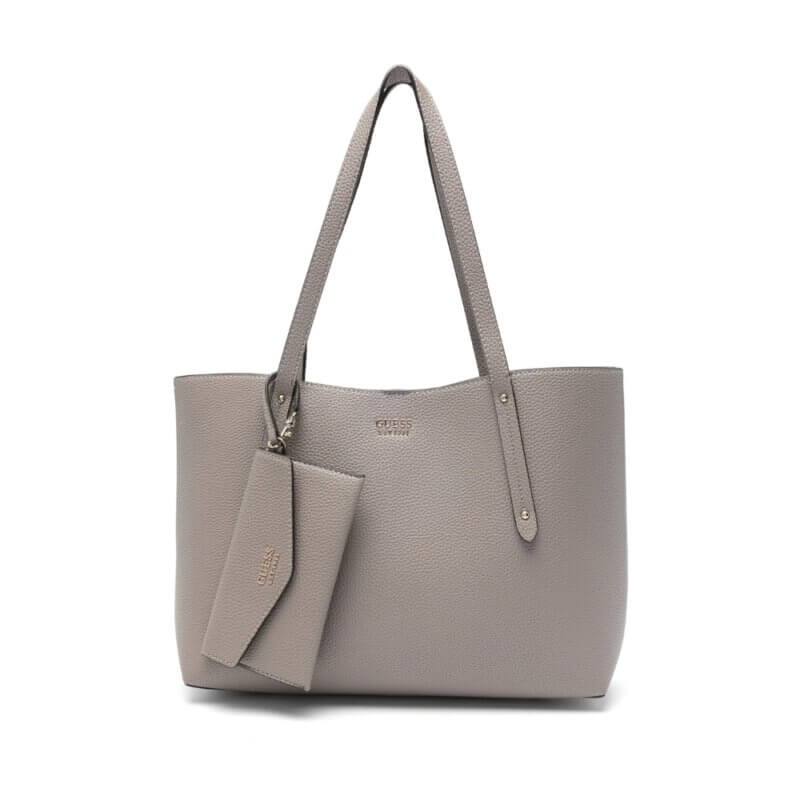 GUESS Brenton Γυναικεία Τσάντα Ώμου Εκρού HWPG9648230-DARK TAUPE