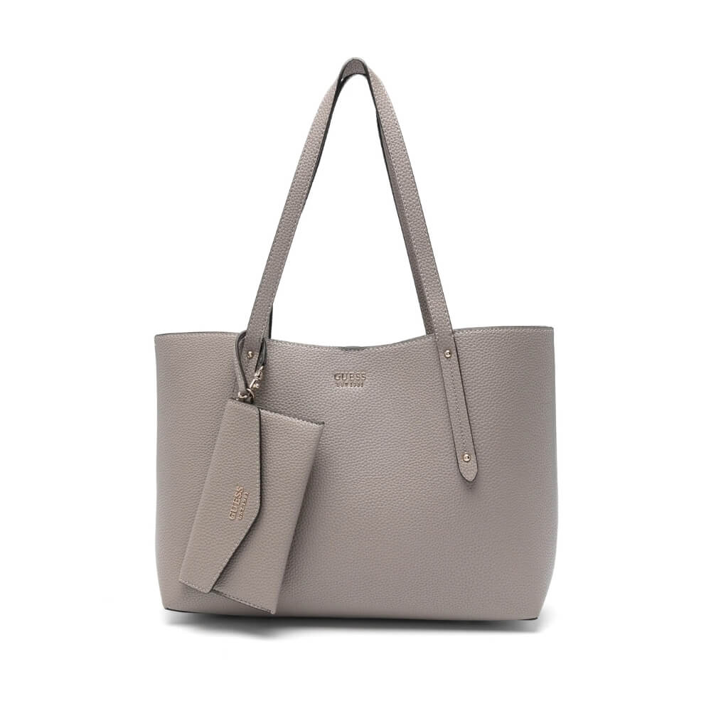 GUESS Brenton Γυναικεία Τσάντα Ώμου Εκρού HWPG9648230-DARK TAUPE