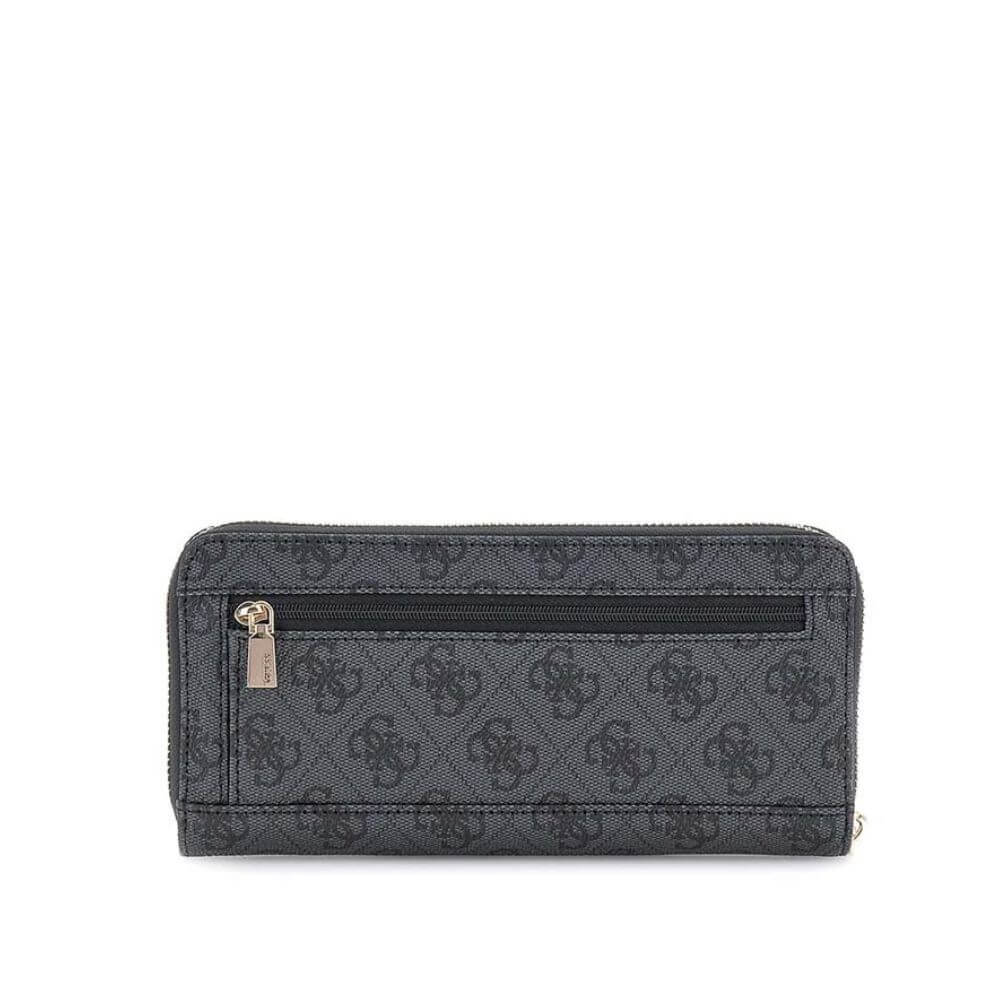 GUESS LAUREL II SLG Γυναικείο Πορτοφόλι Γκρί SG7459146-COAL LOGO