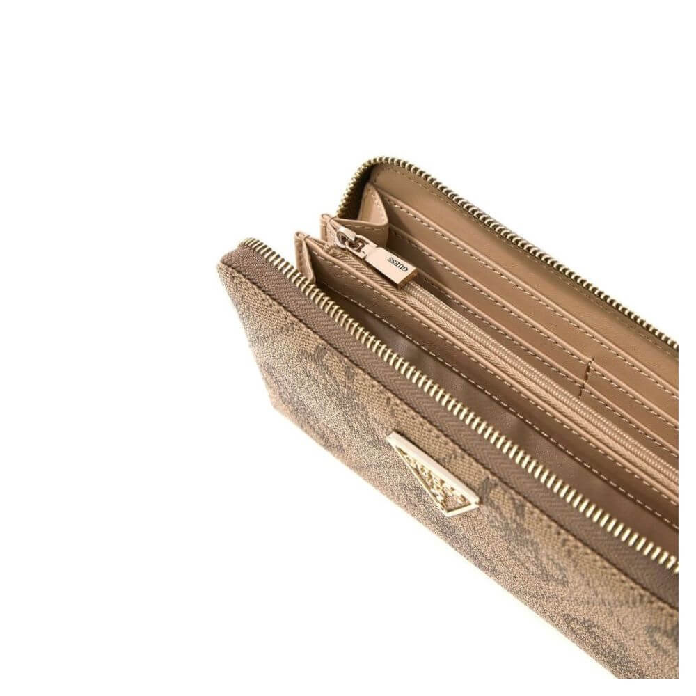 GUESS Laurel II SLG Γυναικείο Πορτοφόλι Μπέζ SO7459146 LATTE LOGO/BROWN