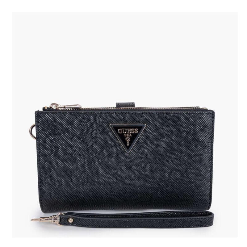 GUESS LAUREL II SLG Γυναικείο Πορτοφόλι Μαύρο ZG7459157-BLACK