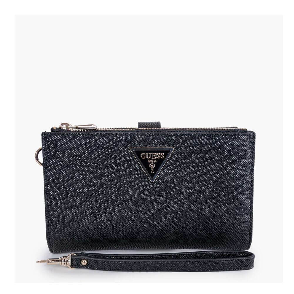 GUESS LAUREL II SLG Γυναικείο Πορτοφόλι Μαύρο ZG7459157-BLACK