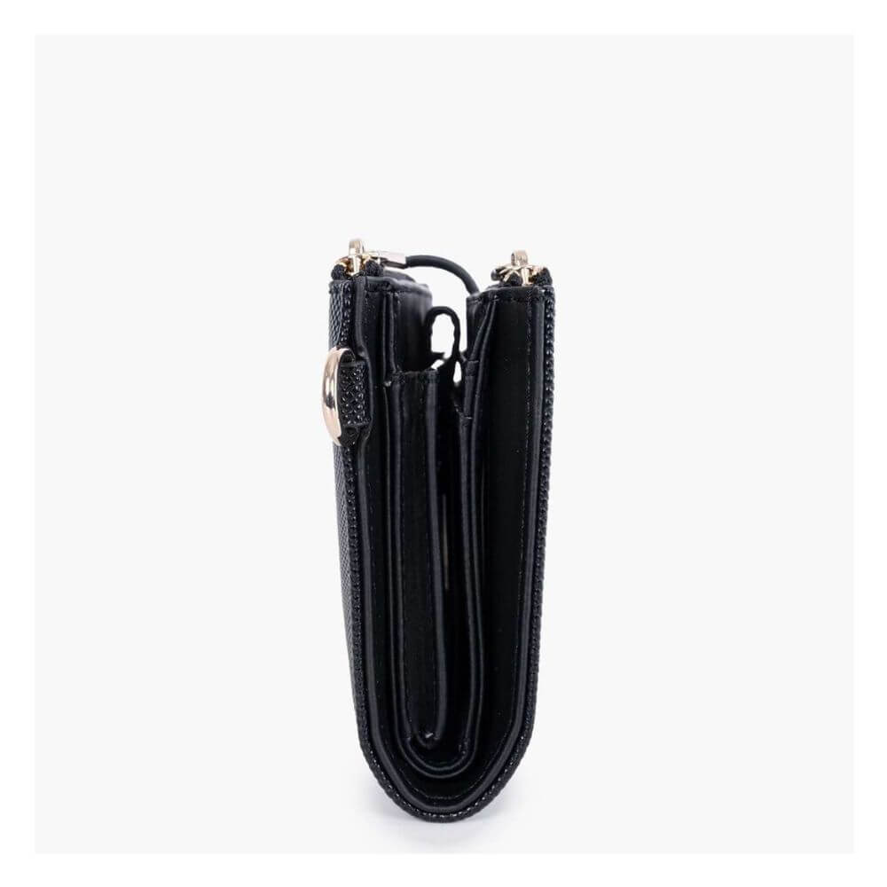 GUESS LAUREL II SLG Γυναικείο Πορτοφόλι Μαύρο ZG7459157-BLACK